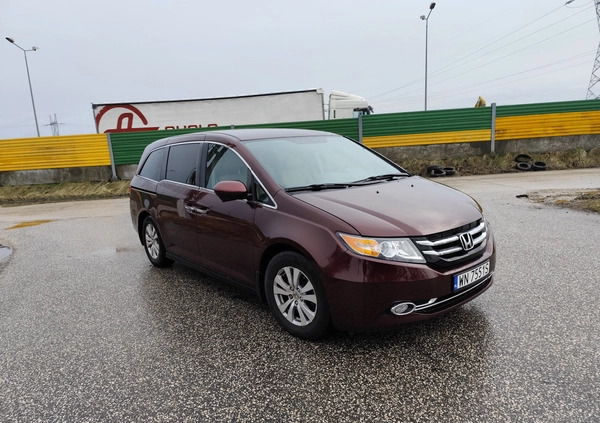 Honda Odyssey cena 76500 przebieg: 155000, rok produkcji 2016 z Warszawa małe 211